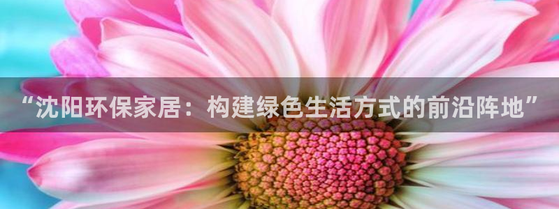 杏耀怎么注册：“沈阳环保家居：构建绿色生活方式的前沿阵地”