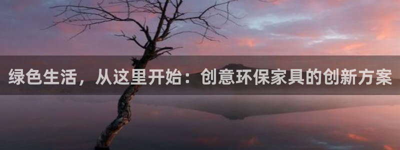 杏耀平台得专用通道：绿色生活，从这里开始：创意环保家具的创新
