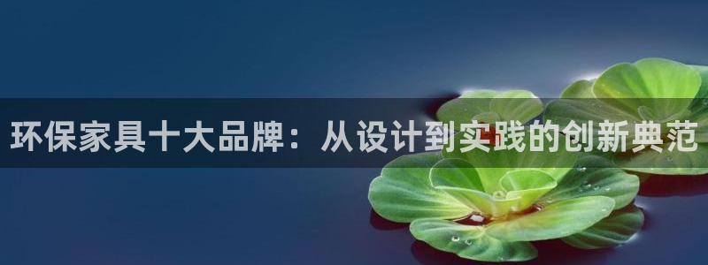 杏耀登陆网站：环保家具十大品牌：从设计到实践的创新典范