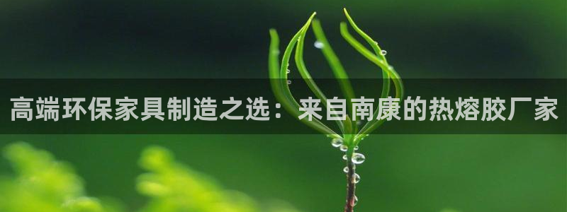 杏耀平台网页版：高端环保家具制造之选：来自南康的热熔胶厂家